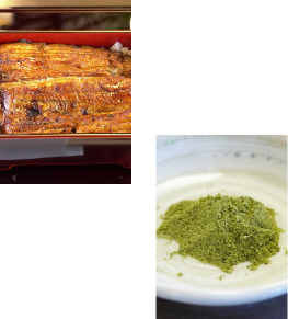 うな重のアップと香り高い山椒